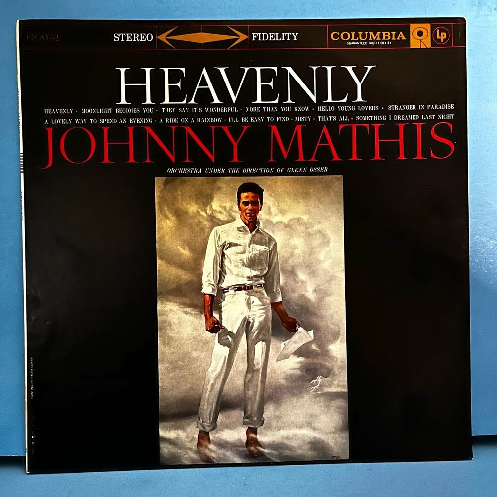 Johnny‎ Mathis – Heavenly (1959, Columbia CS 8152, Stereo LP) Red Eye Label